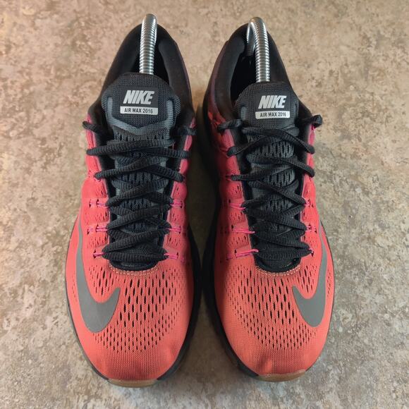 Nike Air Max Shoes Women's 8 Black Orange Pink Silver Cute Ombre Gym Running Gym - Picture 2 of 10